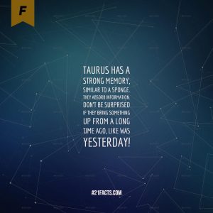 facts about taurus 9