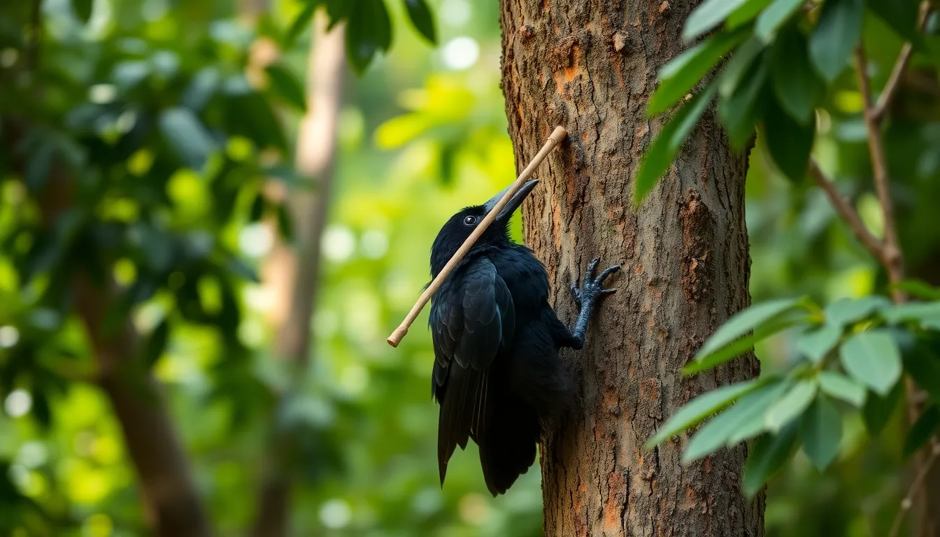 21 Interesting Facts About Tool Use in Crows