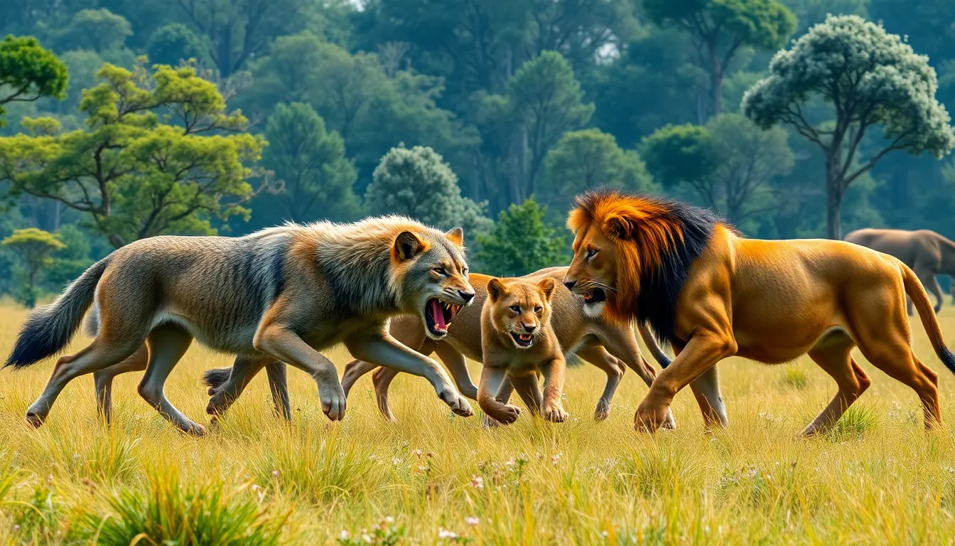 21 Interesting Facts About Cooperative Hunting in Wolves and Lions
