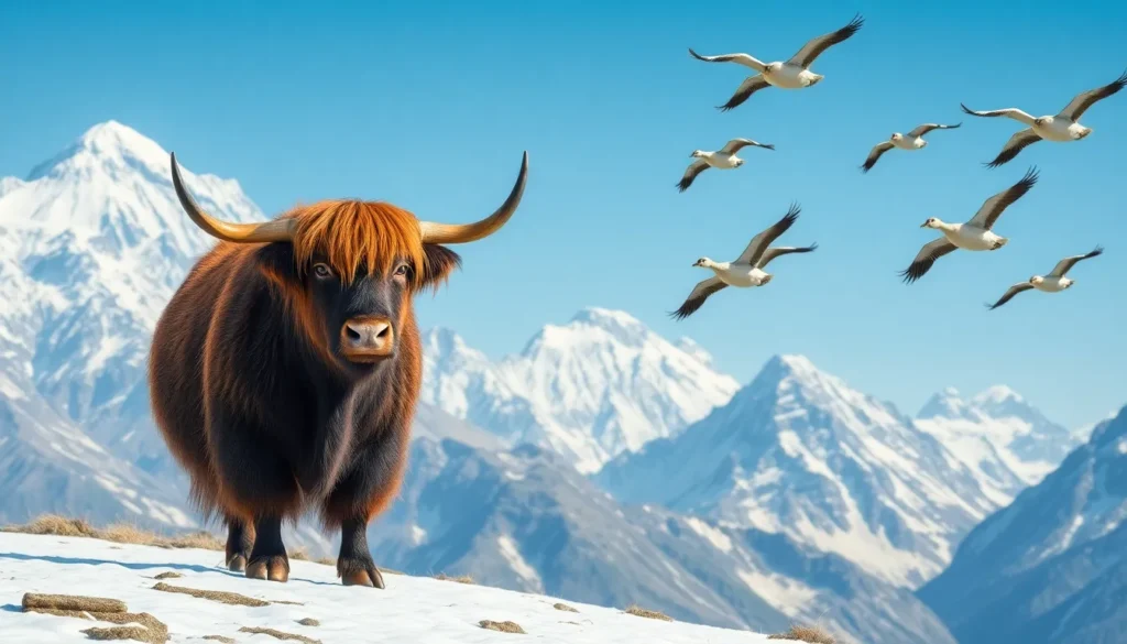 Featured image for 21 Interesting Facts About High Altitude Animals: Yaks and Bar-Headed Geese — Animal Facts