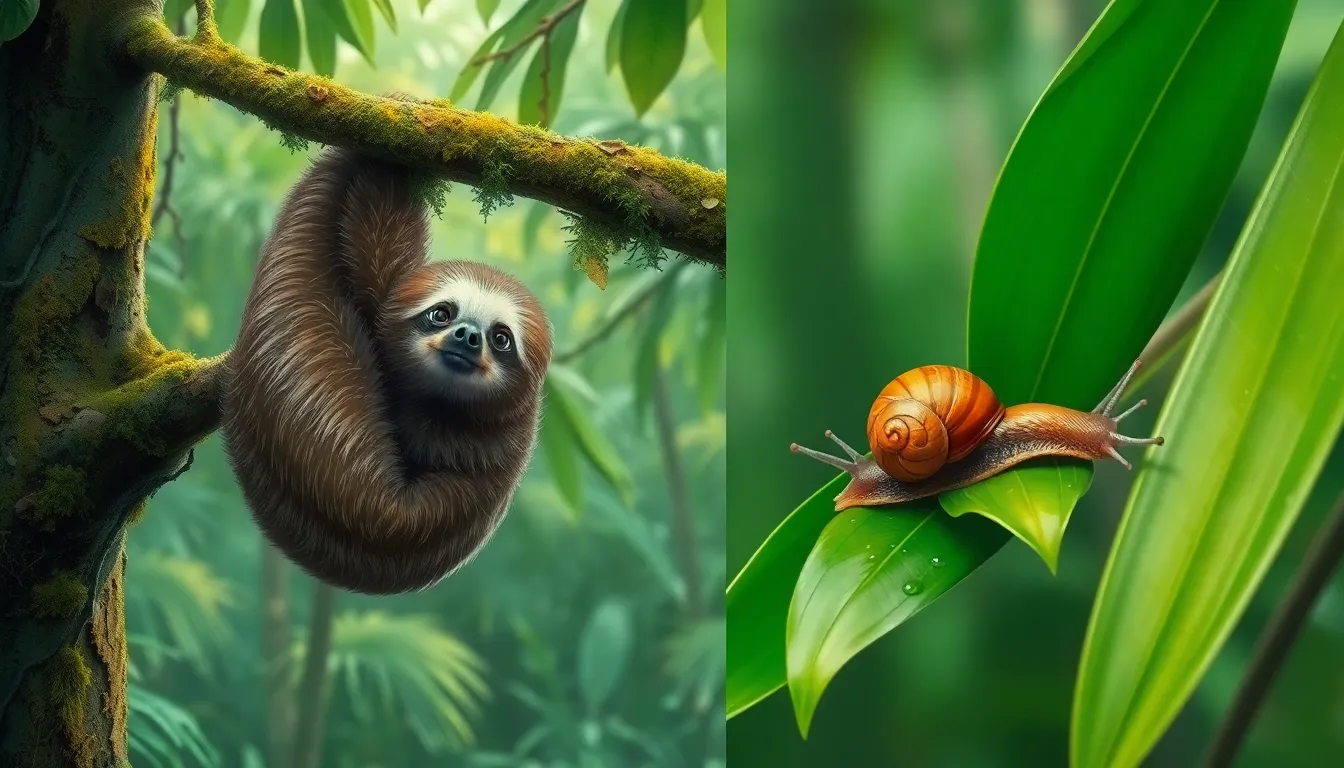 21 Interesting Facts About Slowest Animals: Sloth and Snail