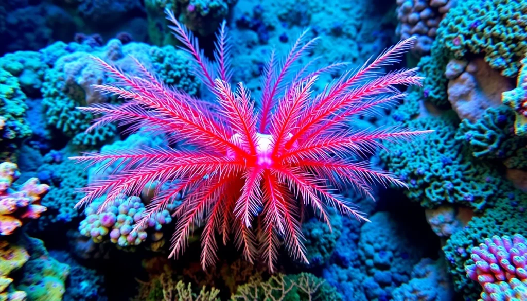 Featured image for 21 Interesting Facts About Feather Star (Crinoid) Filter Feeding — Animal Facts